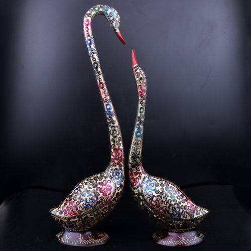 巴基斯坦铜天鹅摆件铜