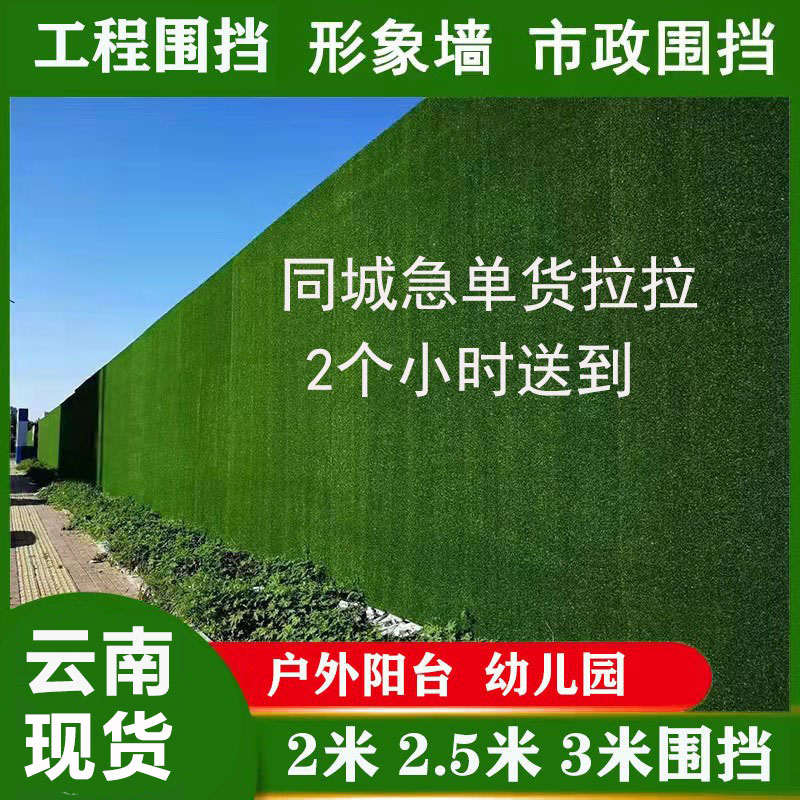 工地围挡草坪人造户外假草皮市政仿真绿植