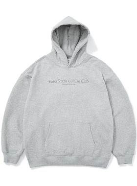 SOSER460克重磅字母标语连帽卫衣男女印花宽松日系百搭潮帽衫外套