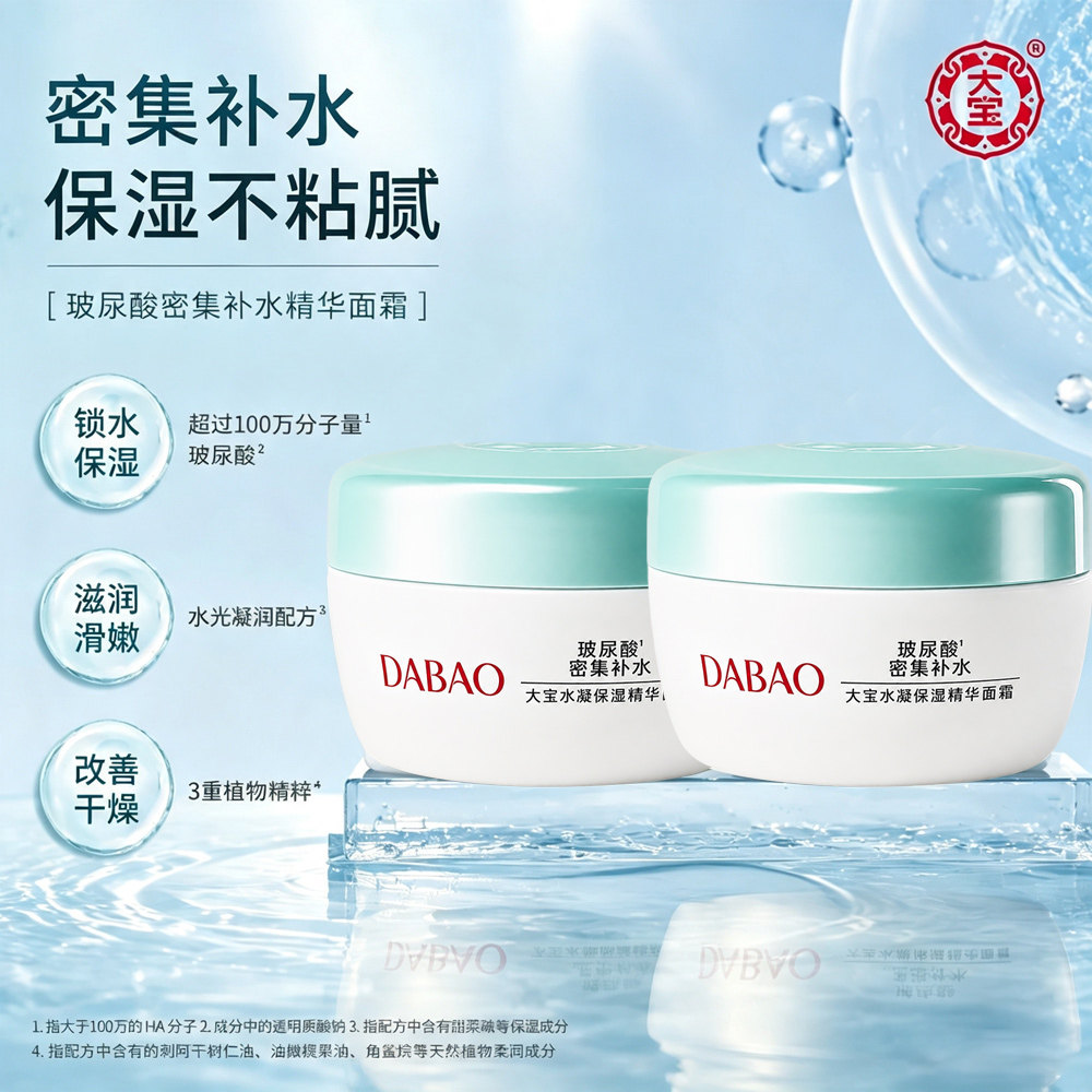 水凝保湿精华霜柔嫩大宝图片