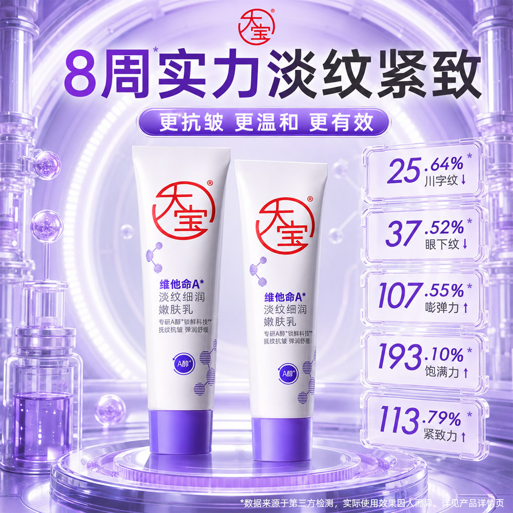 大宝a醇面霜~8周实力淡纹图片