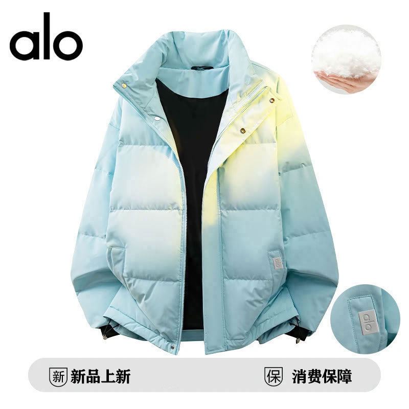 官方奥特莱斯】品牌折扣 情侣轻奢冬季羽绒服男女90白鸭绒外套潮