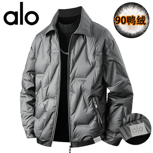 官方奥特莱斯品牌折扣冬季防风保暖翻领羽绒服休闲简约男士外套