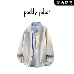 休闲薄款 Paddy 春秋季 卫衣男士 高级感潮流轻奢夹克外套 julia开衫
