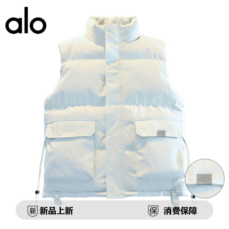 官方奥特莱斯】品牌折扣情侣工装马甲男女秋冬季加厚加棉背心外套