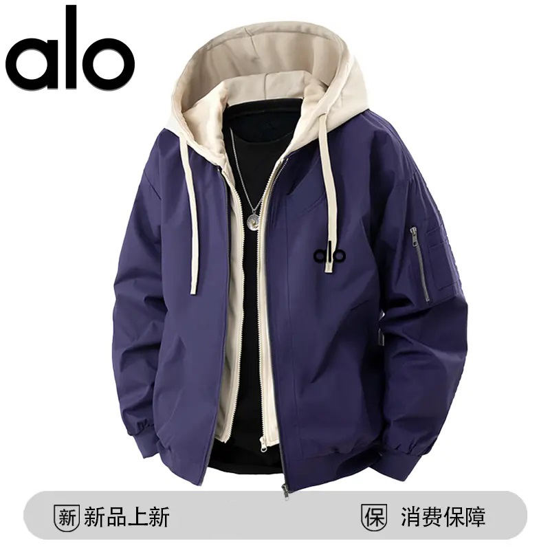 官方奥特莱斯】品牌折扣2025年新款运动休闲风假两件多色连帽夹克