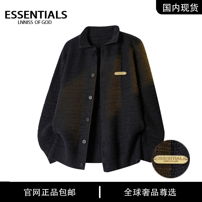 ESSENTIALS LNNISS 日系潮牌针织衫男女外套慵懒感秋冬季百搭毛衣