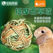 Jolly提摩西草球 兔子磨牙用品龙猫荷兰猪小宠兔子草编玩具