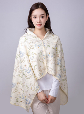 月子披肩秋冬季孕妇产后护肩11月份防风保暖哺乳喂奶斗篷产妇披风