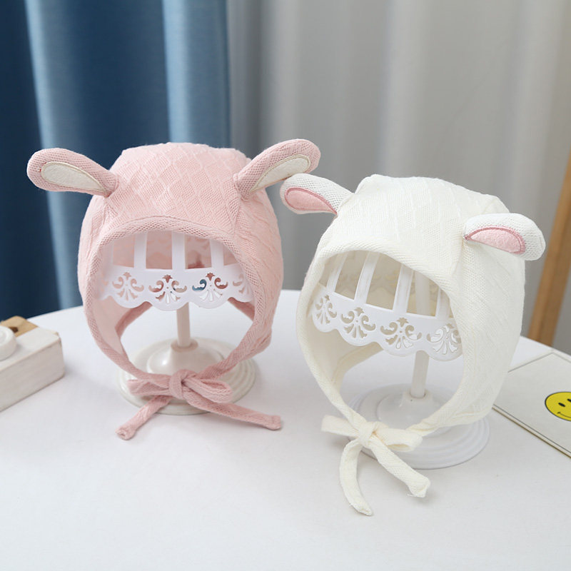 婴儿帽子可爱超萌兔耳朵护耳帽宝宝春秋系带帽新生儿套头帽胎帽韩,童装/婴儿装/亲子装,帽子,淘宝优惠券,粉丝福利购,淘宝优惠卷