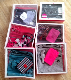 礼盒装kipling猴子K12258 Alvar 中号三层子母包休闲单肩斜挎女包