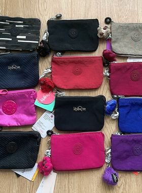 kipling三隔层零钱包附件包 迷你手包硬币包K01864 Creativity S