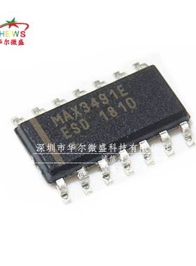 原装正品 假一赔十 MAX3491EESD MAX3491E 贴片SOP14 接口 收发器