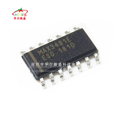 原装正品 假一赔十 MAX3491EESD MAX3491E 贴片SOP14 接口 收发器