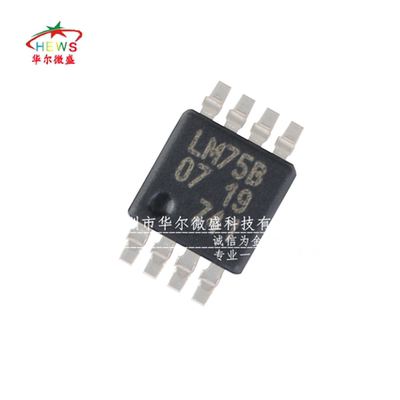 只做原装 假一赔十 LM75BDP LM75B 贴片VSSOP-8 温度数字转换器IC