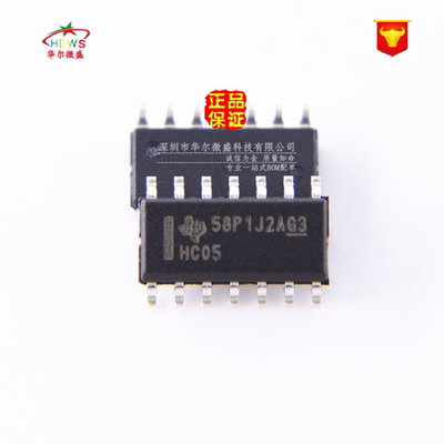 原装正品假一赔十 SN74HC05DR HC05 贴片SOP14漏极开路六路反相器
