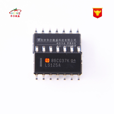 原装正品 假一赔十 SN74LS125ADR LS125A 贴片SOP14 缓冲逻辑芯片