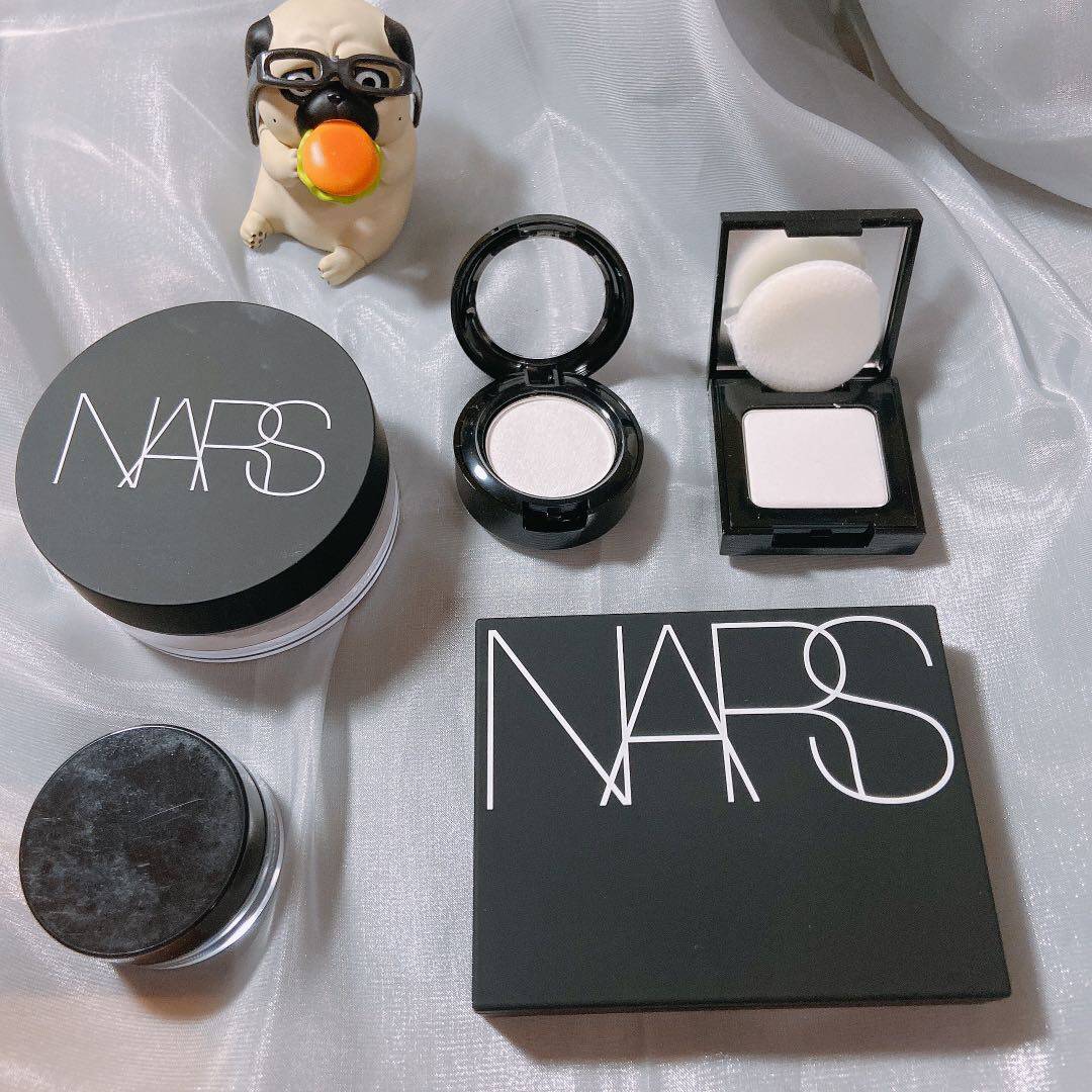 nars新款蜜粉饼大白饼 裸光蜜粉/散粉 小样试色 纳斯