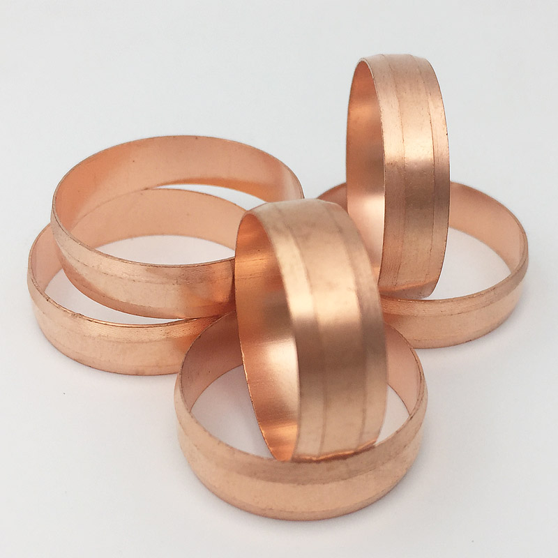 紫铜管卡套密封圈15紫铜圈16紫铜环22卡套接头密封件卡套紫铜圈