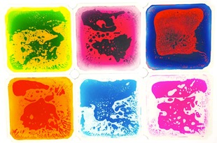 quadro40cm*40cm攀爬架感官垫液体彩砖拼图地垫液体地板拼图垫