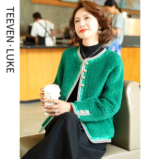 2025冬羊剪绒韩版宽松妈妈小个子羊毛大衣女时尚海宁新款皮草外套