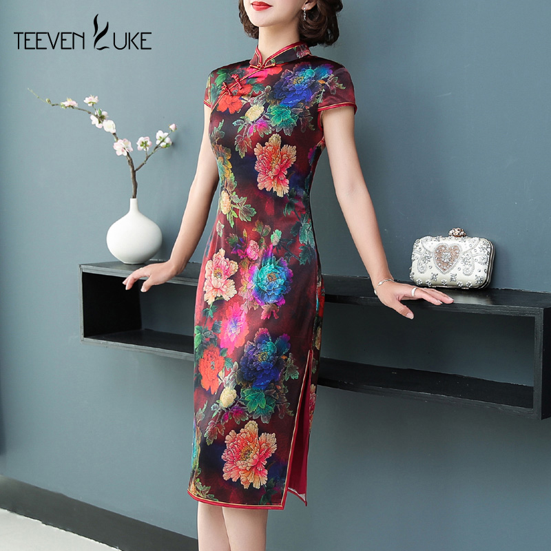 2021夏季新款杭州真丝气质连衣裙