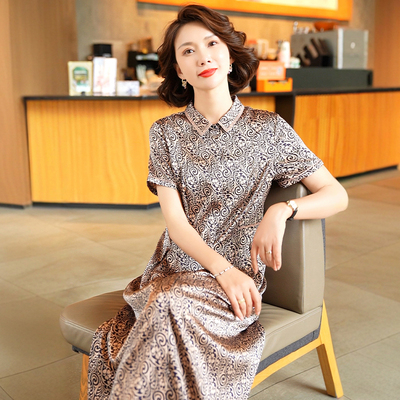 迪芬璐嘉真丝桑蚕丝连衣裙女