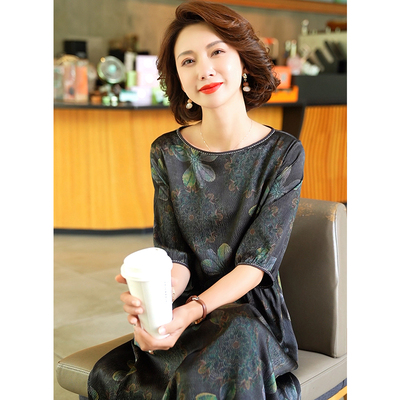 迪芬璐嘉真丝桑蚕丝连衣裙