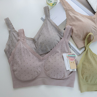 塞德纳莫代尔无钢圈无缝舒适无感文胸固定杯女生吊带抹胸薄款 胸罩