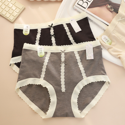 秋冬呼吸棉磨毛暖肤不冰棉裆内裤