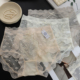 法式 性感蕾丝网纱透明甜美丝滑舒适轻薄速干高腰包臀桑蚕丝女内裤