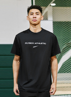 FLYBOY 25春夏 胡来波运动员短袖速干透气排汗美式宽松投篮服