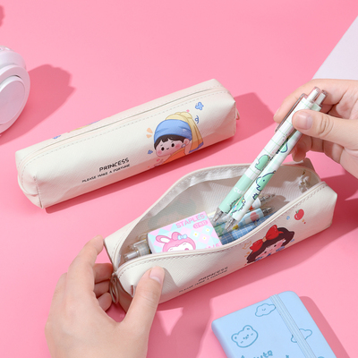 新款白雪公主笔袋便携帆布防水