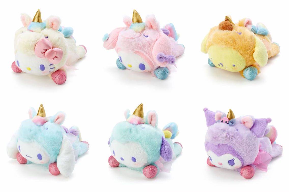 日本代购品质原d独角兽系列挂件公仔麦乐迪酷洛米玉桂狗毛绒吊饰