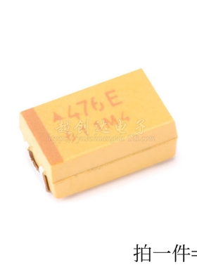贴片钽电容 470UF 6.3V 6V 10V 477J 477A D型 7343/2917 有极性