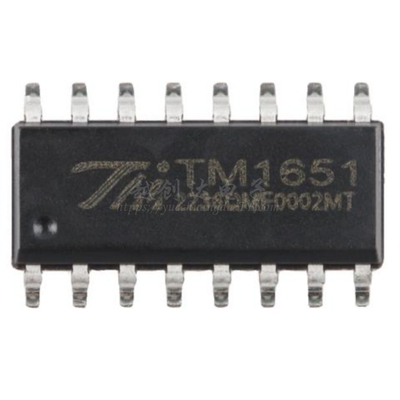 全新原装TM1651 SOP-16 带键盘扫描接口的LED驱动控制IC