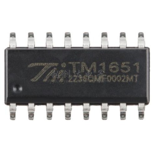 全新原装TM1651 SOP-16 带键盘扫描接口的LED驱动控制IC