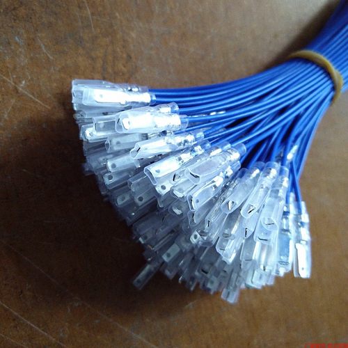 2.8插片110插簧带护套端子线定制