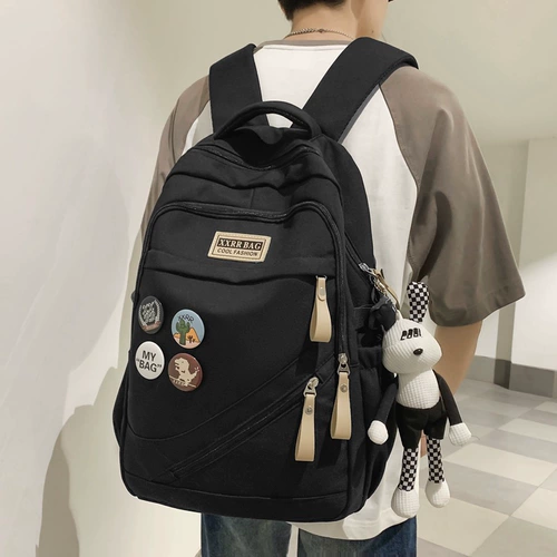 Ранец, сумка через плечо, вместительный и большой рюкзак, для средней школы