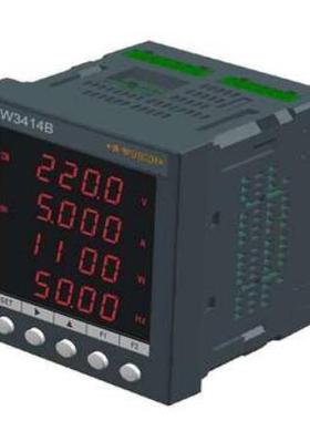 盘装数字表ZW3414B 电压电流表功率表头三相智能配电电量表