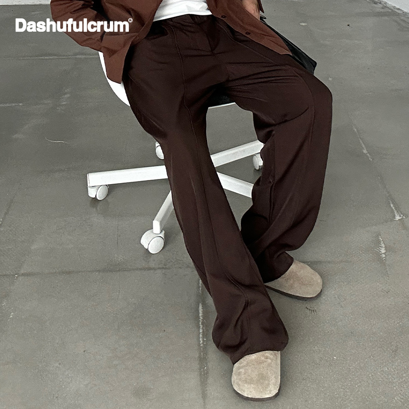 Dashufulcrum垂感美拉德休闲西裤