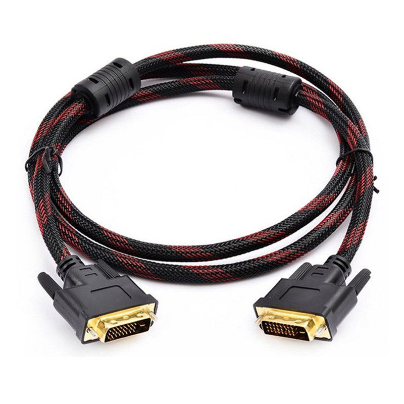 dvi线原装24+1高清线电脑显示器连接线DVI投影仪视频信号线1.5米