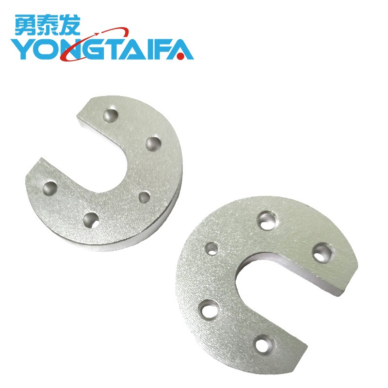 3D 打印机配件Reprap Kossel E3D V5/V6热端圆形马蹄固定板铝板