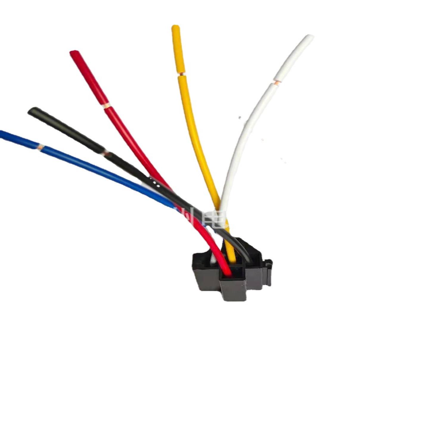 汽车继电器4插5插JD1912JD191412V24V通用型配套插座大功率