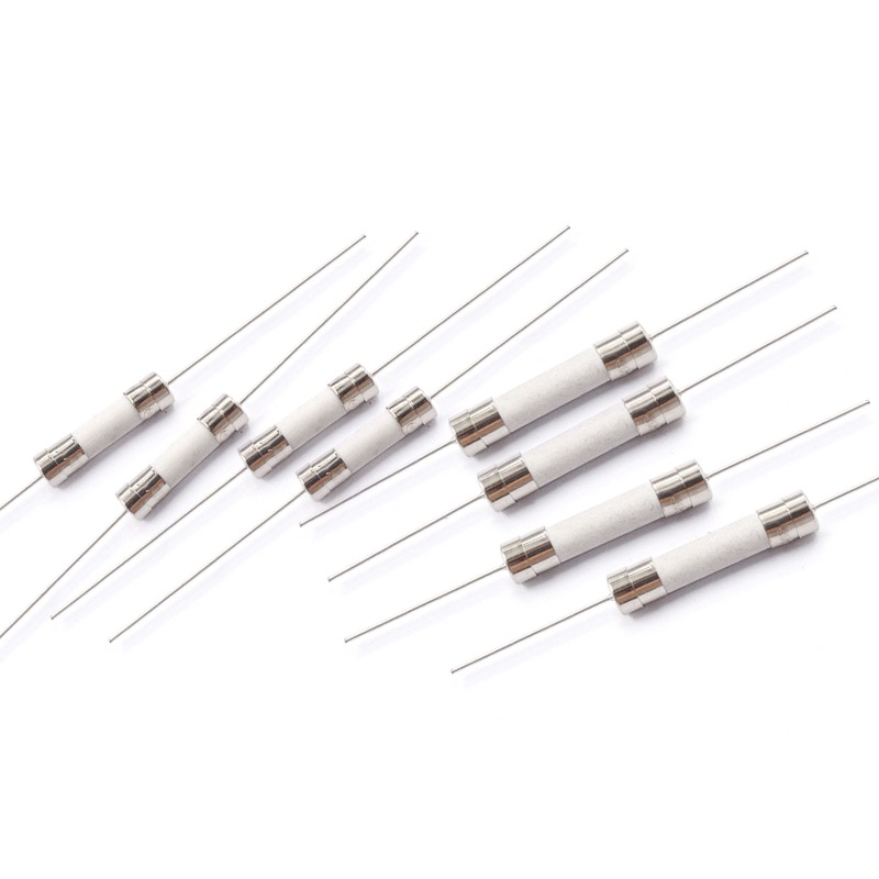 陶瓷保险管带引脚5*20快断2A/3A/5A/8A/10A/12A/15A/20A/25A/30A