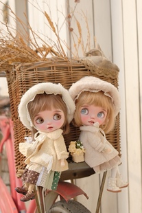 Blythe 双子款 完售 冉冉家娃衣 初冬序章娃衣套装