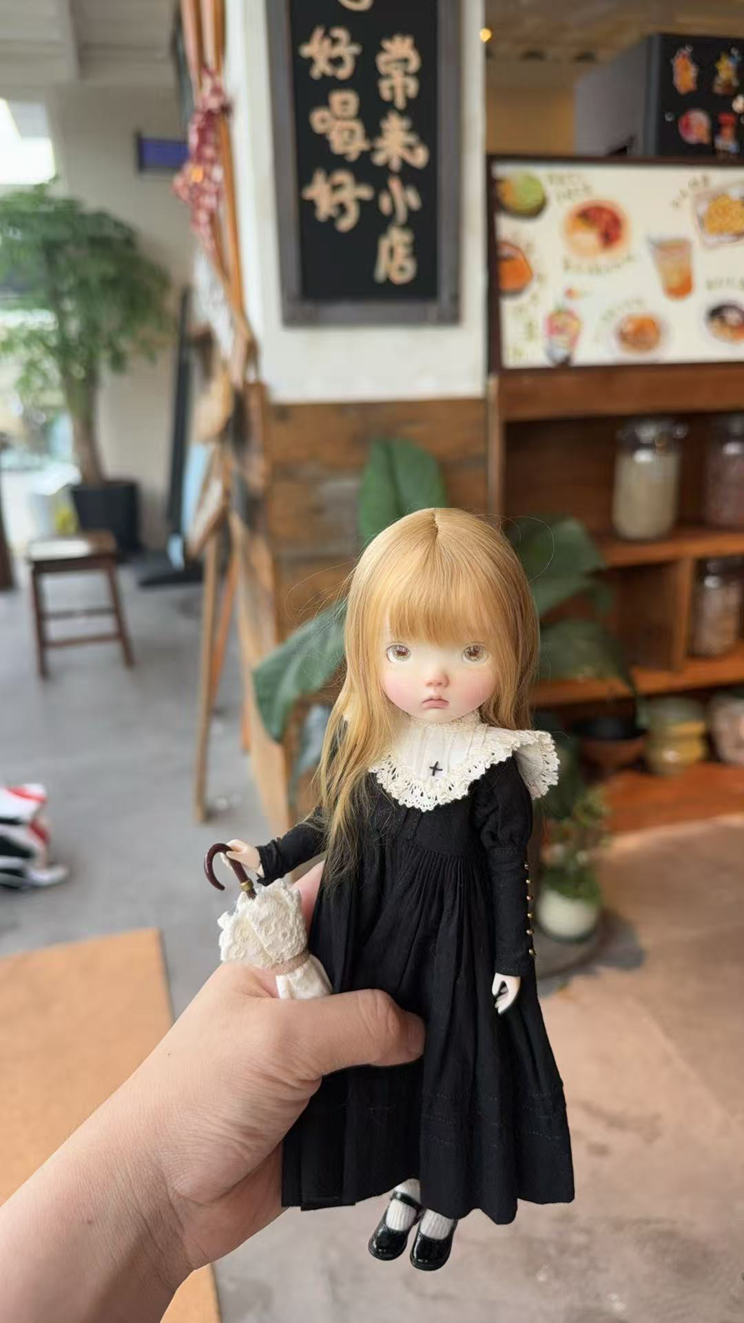 【新款】暗夜祷歌 黑色修女服 Blythe小布/bjd小头 Ob22/24娃衣图片