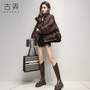 潮牌高端短款羽绒服女2025冬季新款超火爆款高级感今年流行厚外套