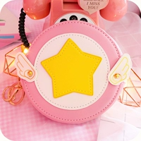 Đa dạng Sakura Coin Purse Key Bag Magic Card Girl Sakura Star Cartoon Pack cos anime xung quanh - Carton / Hoạt hình liên quan sticker hình cô gái