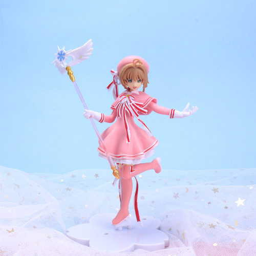 二次元动漫人物手办pvc魔法棒